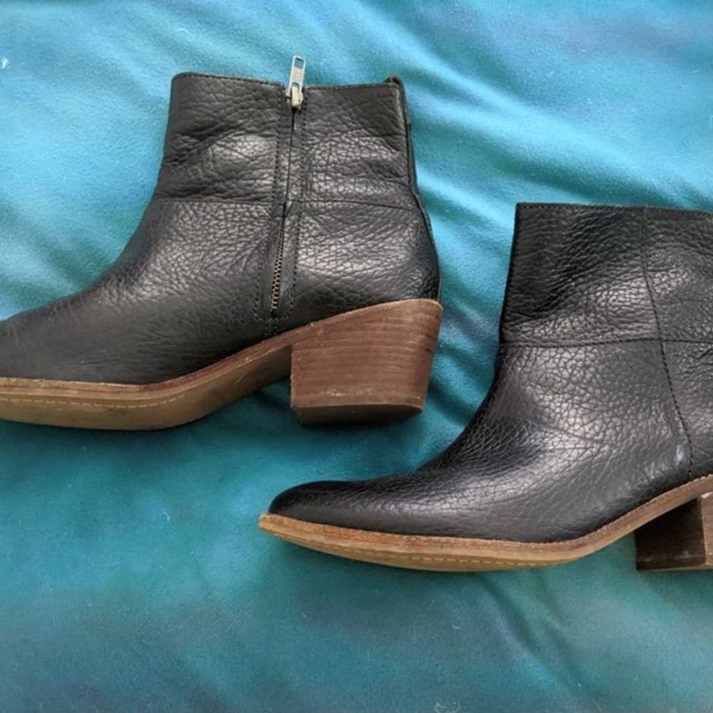 Madewell black leather ankle boots - image 1