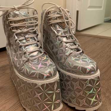 Alien Holographic Platform Sneakers