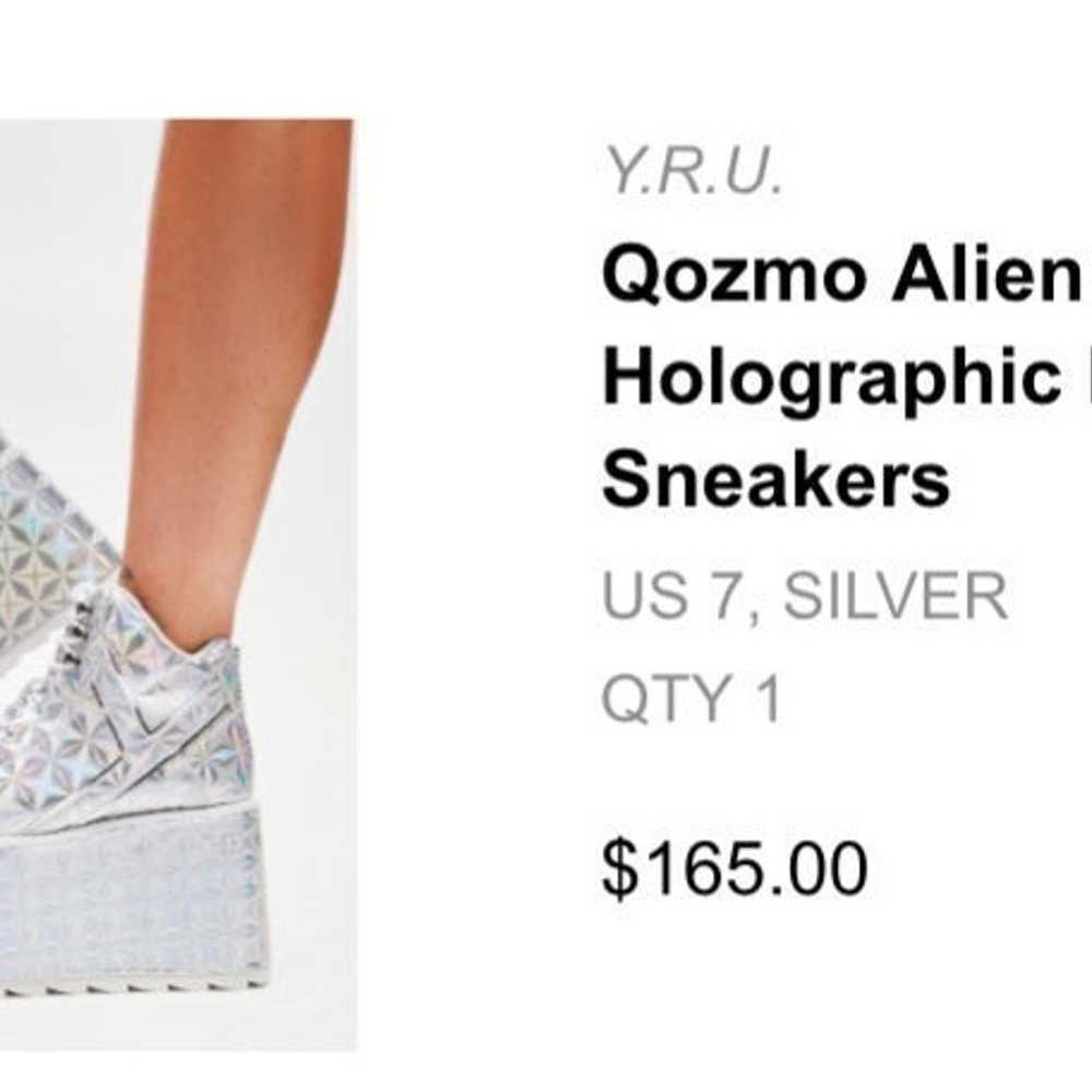 Alien Holographic Platform Sneakers - image 6