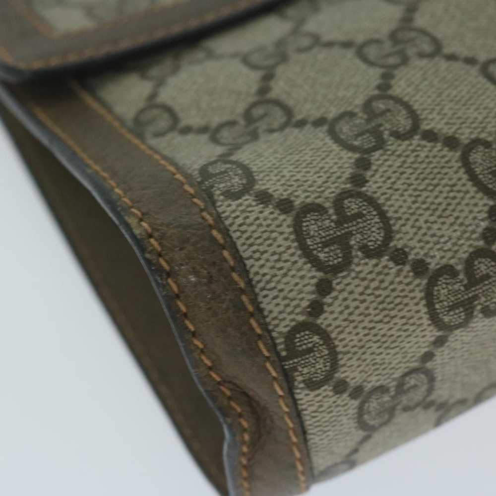 Gucci GUCCI GG Supreme Web Sherry Line Clutch Bag… - image 9