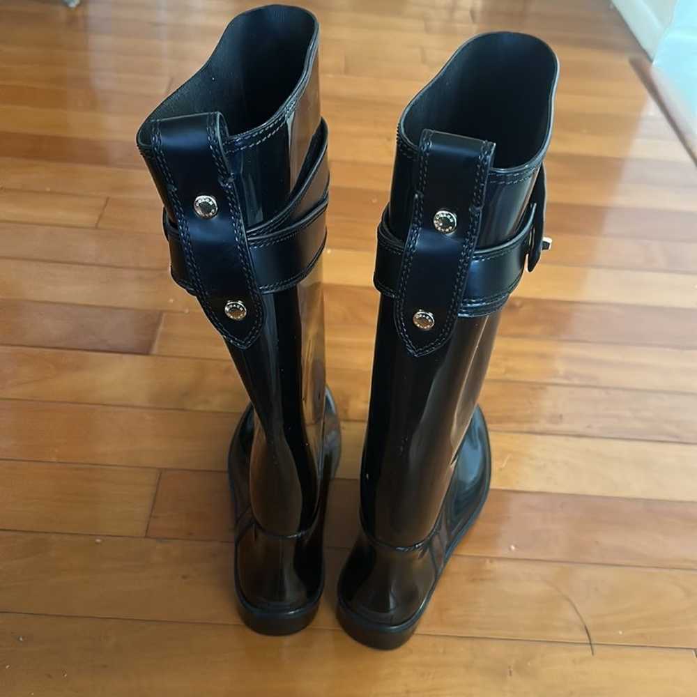 Coach black women rain boots size 10 - image 10