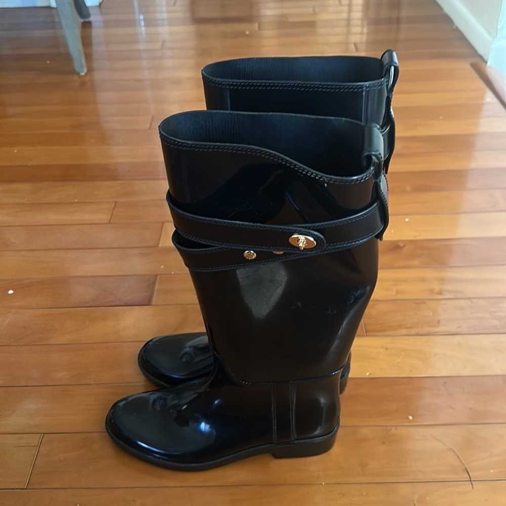 Coach black women rain boots size 10 - image 9