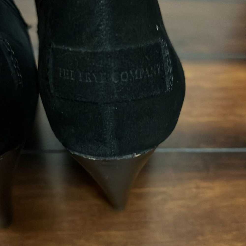 Frye Mikaela Tall Boots Slender Calf  Black leath… - image 8
