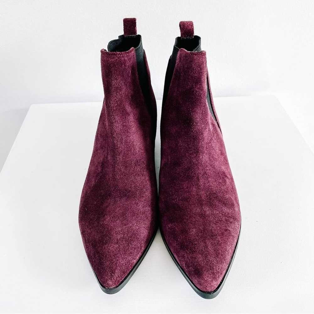 Marc Fisher Ignite Double Gore Red Purple Suede P… - image 3