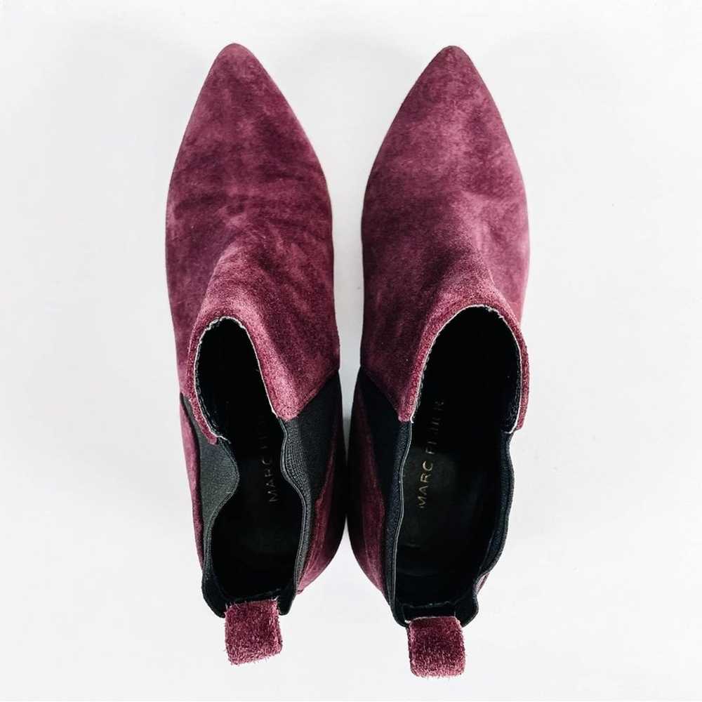 Marc Fisher Ignite Double Gore Red Purple Suede P… - image 5