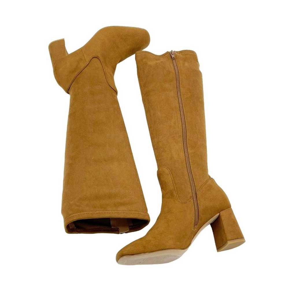 Nordstrom Rack Knee High Square-Toe Stretch Boot … - image 1