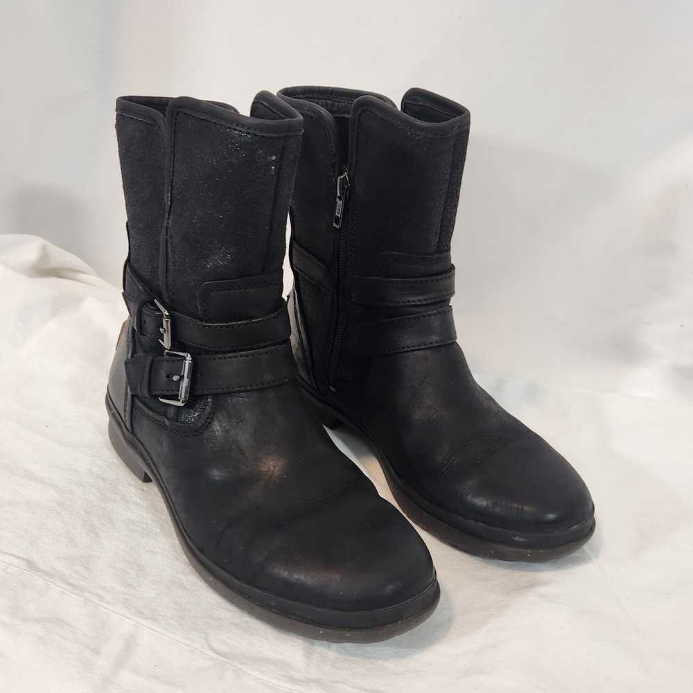 UGG Simmens waterproof leather boots womens 7 - image 1