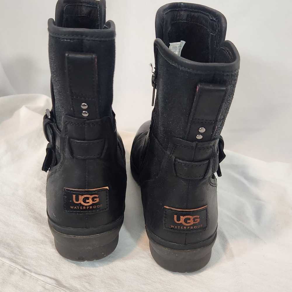UGG Simmens waterproof leather boots womens 7 - image 4