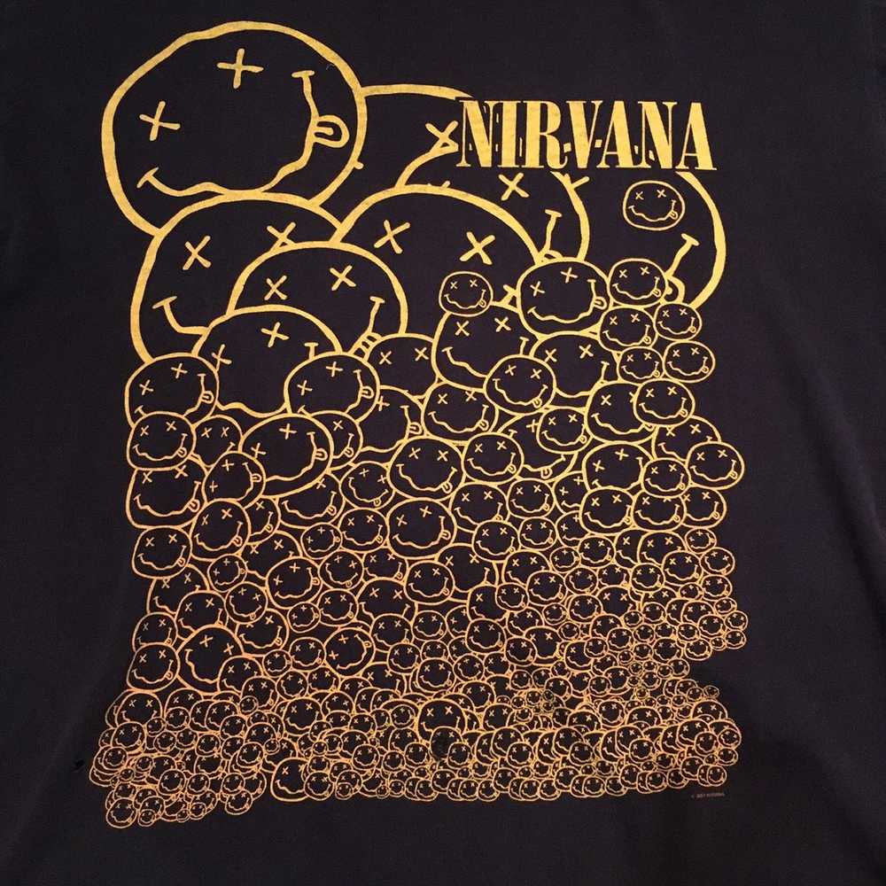 Band Tees × Kurt Cobain × Nirvana Vintage 2007 Ni… - image 2