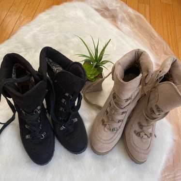 Suede boots