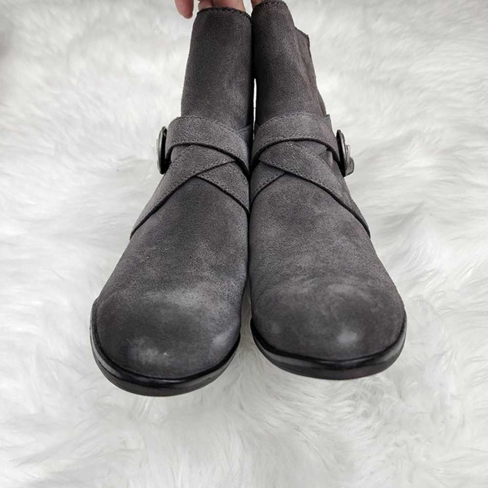 Zodiac Size 9 Sammi Grey Suede Booties - image 3