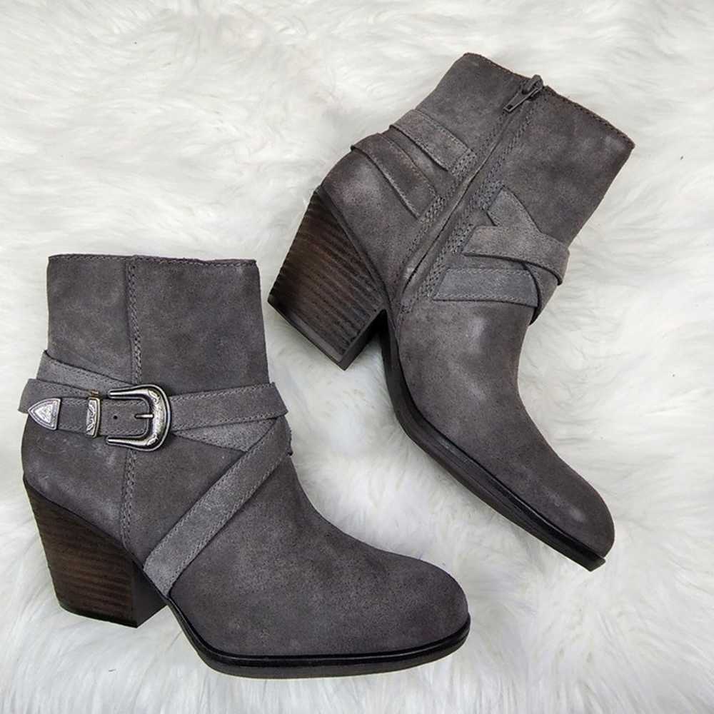 Zodiac Size 9 Sammi Grey Suede Booties - image 5