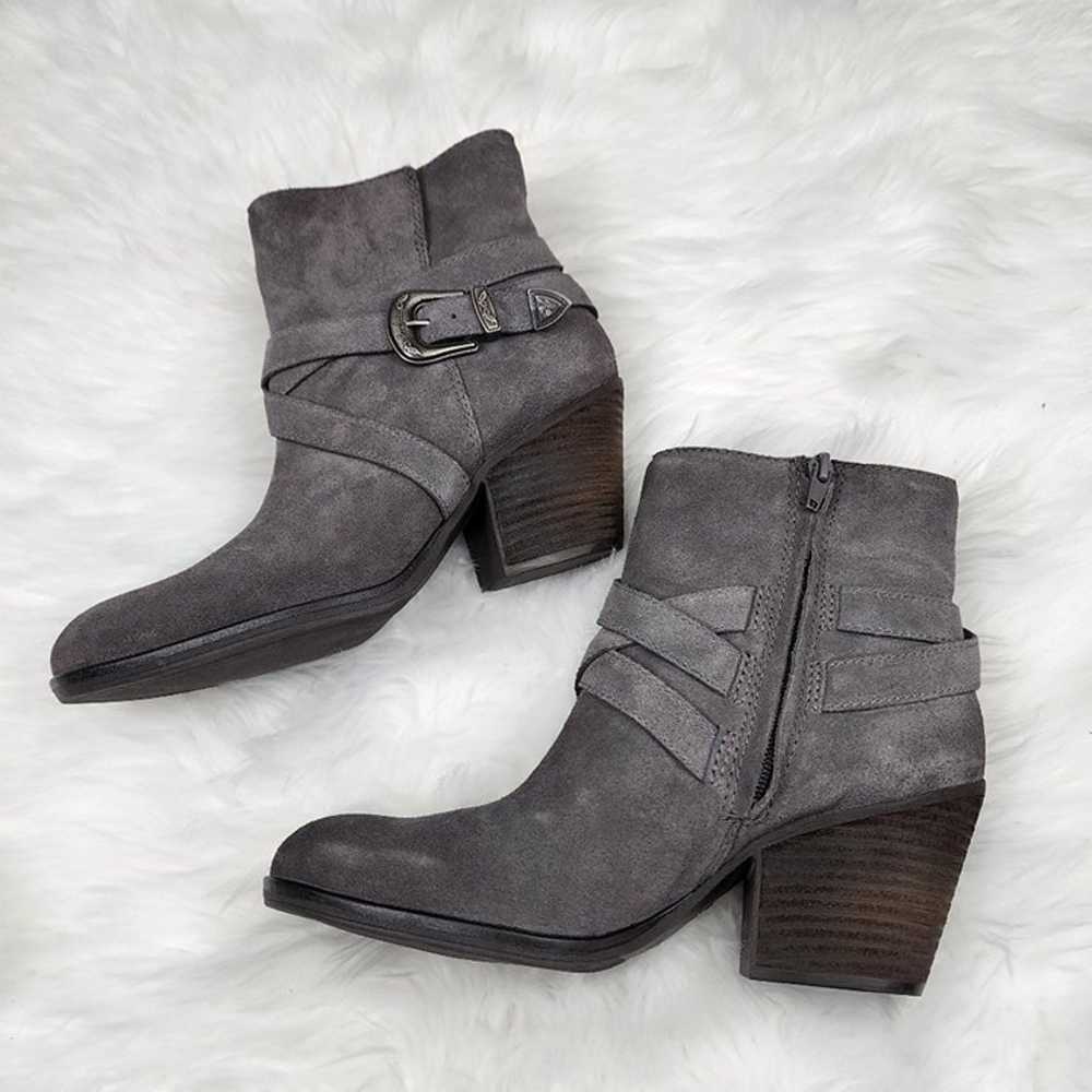 Zodiac Size 9 Sammi Grey Suede Booties - image 6