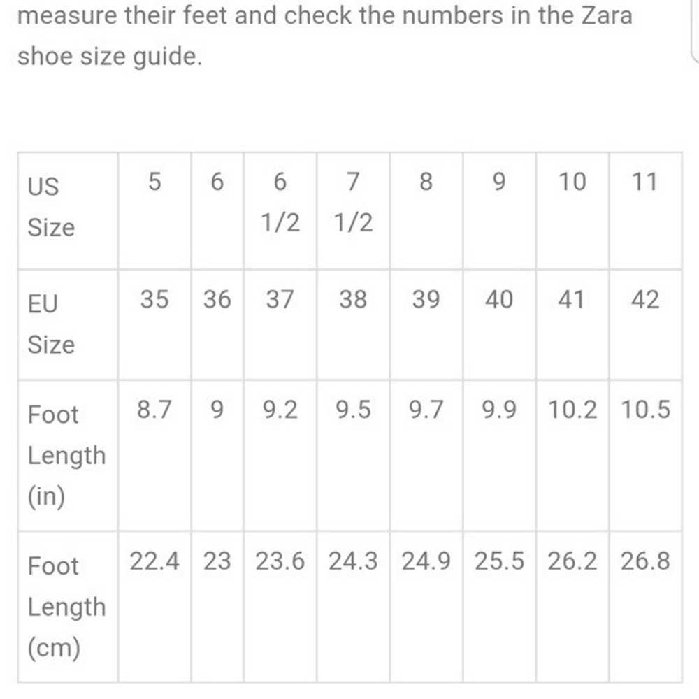 NWOT. Zara Flat Ankle Boots. Size 9. - image 8
