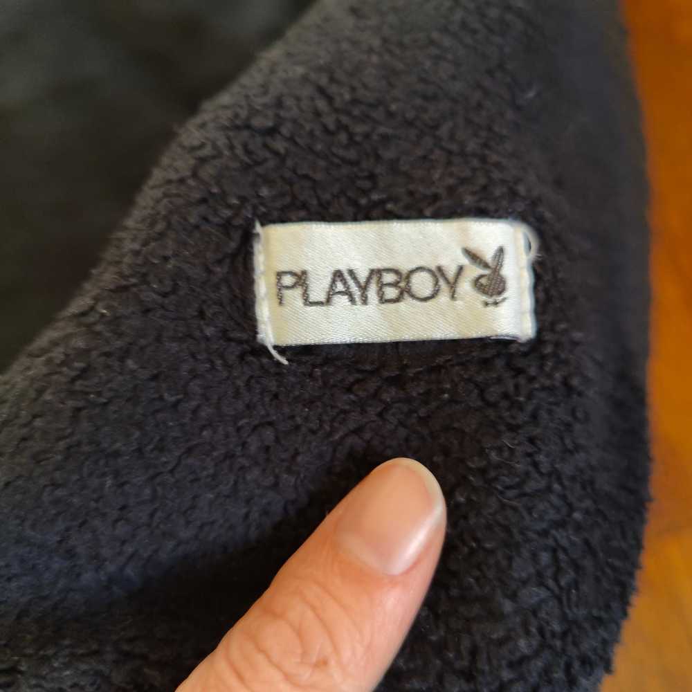 Playboy Viintage Y2K Playboy Logo Throw Blanket B… - image 3