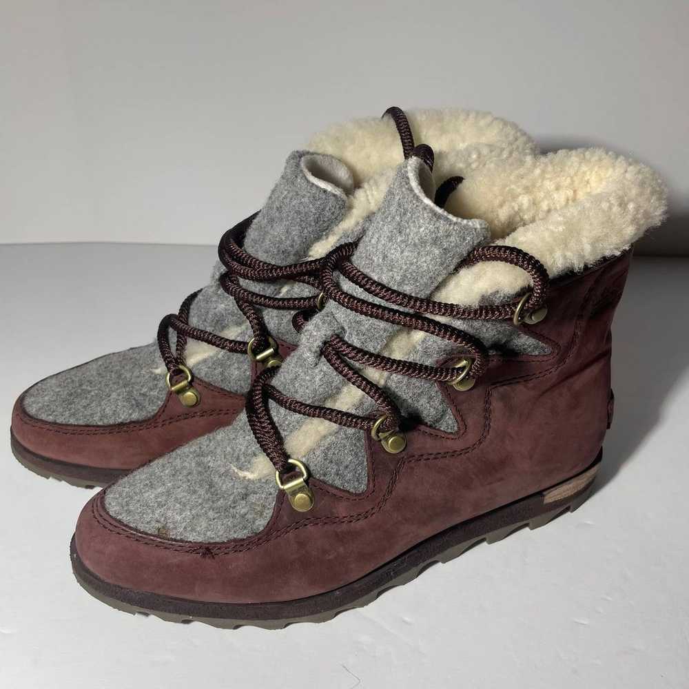 Sorel Sneakchic Women’s Alpine Winter Boots Lace … - image 4