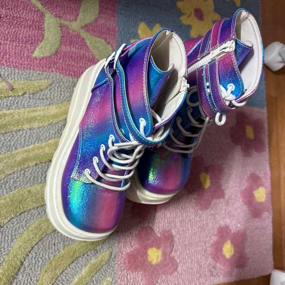Demonias iridescent shaker boots - image 2