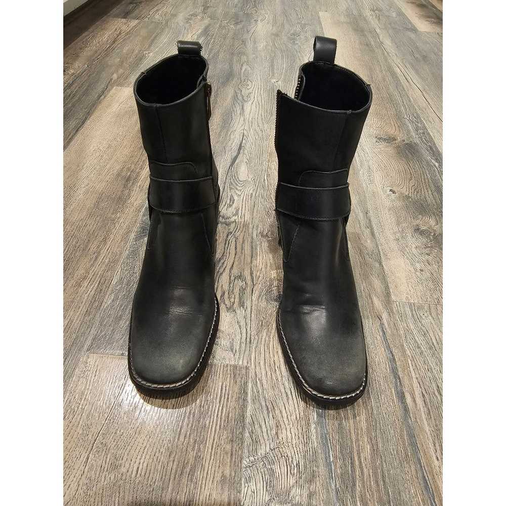 Zara black Motorcycle boots - image 1