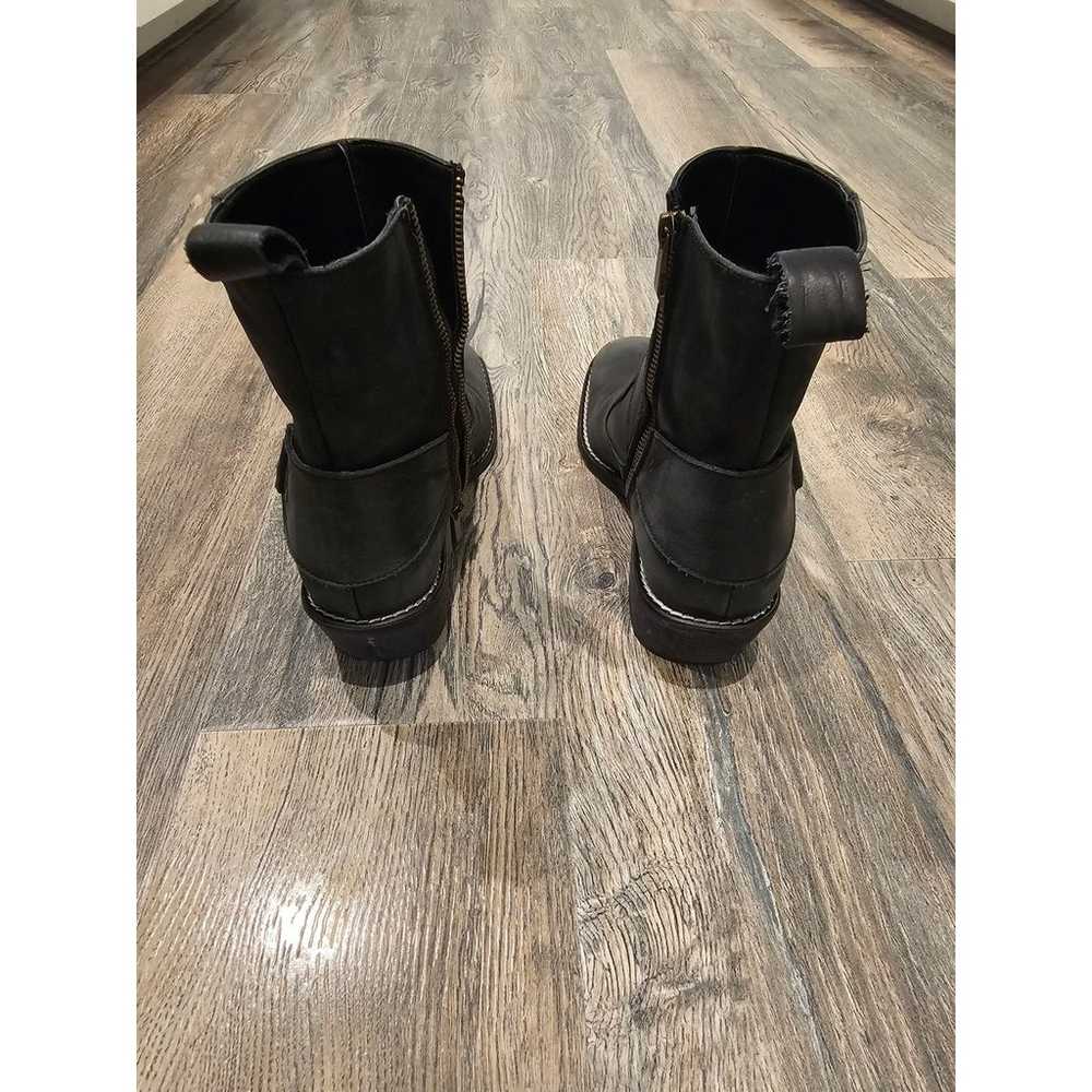 Zara black Motorcycle boots - image 3