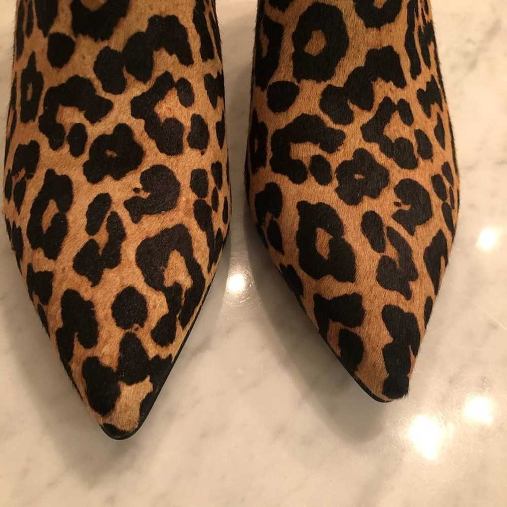 Franco Sarto Calf Hair Leopard Booties - image 7