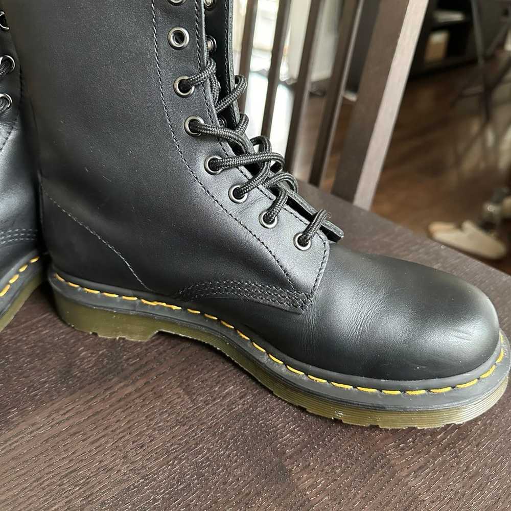 Dr. Martens 1460 Leather Lace up Boots Black - image 3