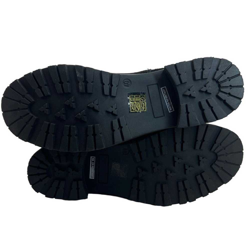 AQUA DIVA Leather Waterproof Chelsea Booties Blac… - image 8