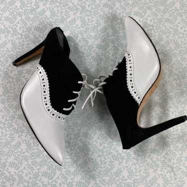 Jasmine Elizabeth Paris 90mm Black And White Heels - image 1
