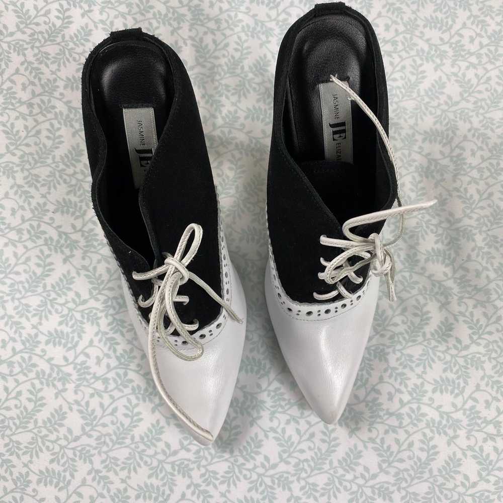 Jasmine Elizabeth Paris 90mm Black And White Heels - image 2
