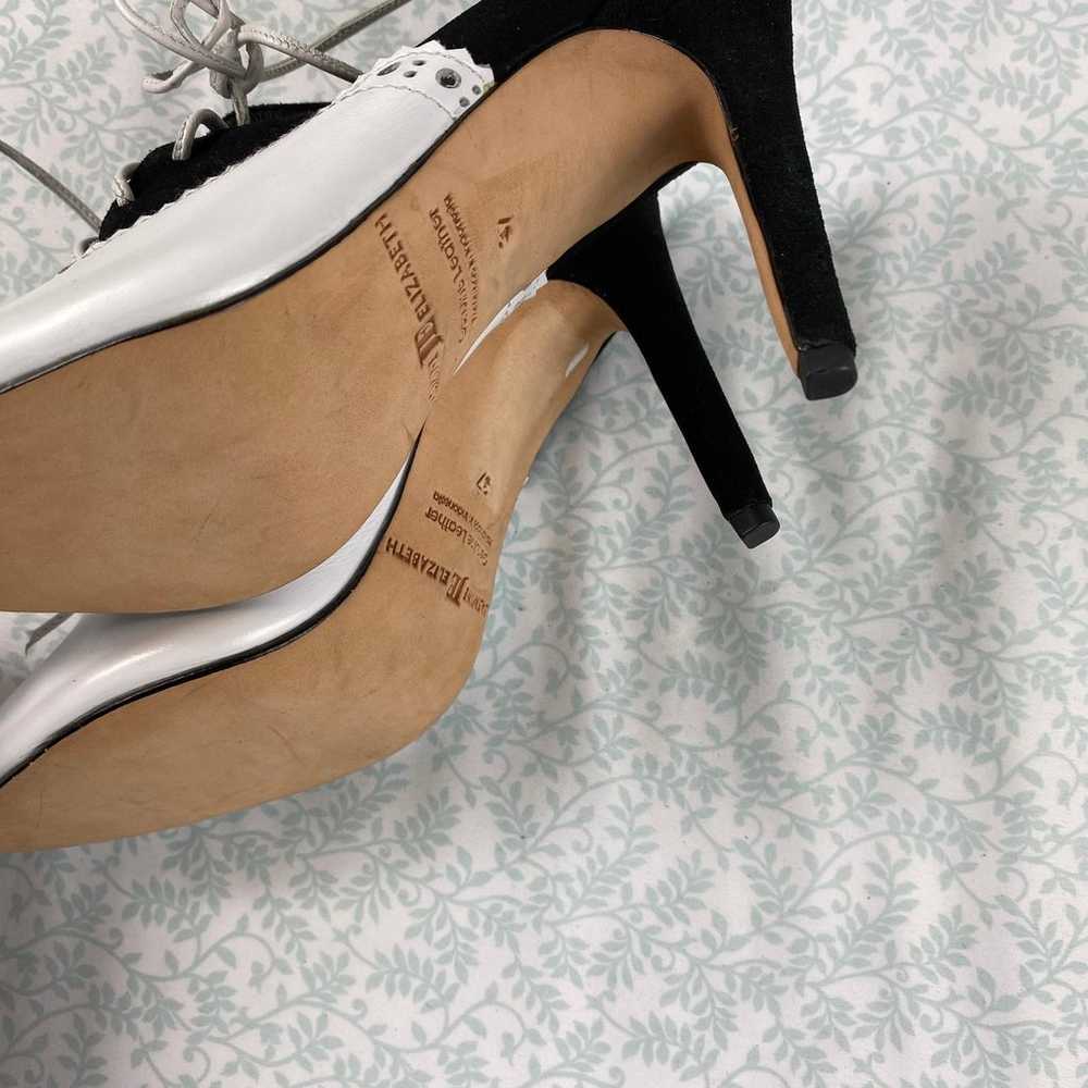 Jasmine Elizabeth Paris 90mm Black And White Heels - image 5