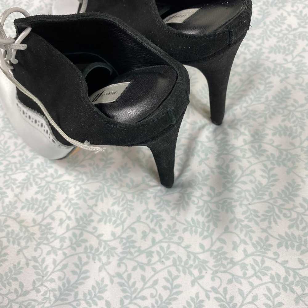 Jasmine Elizabeth Paris 90mm Black And White Heels - image 6