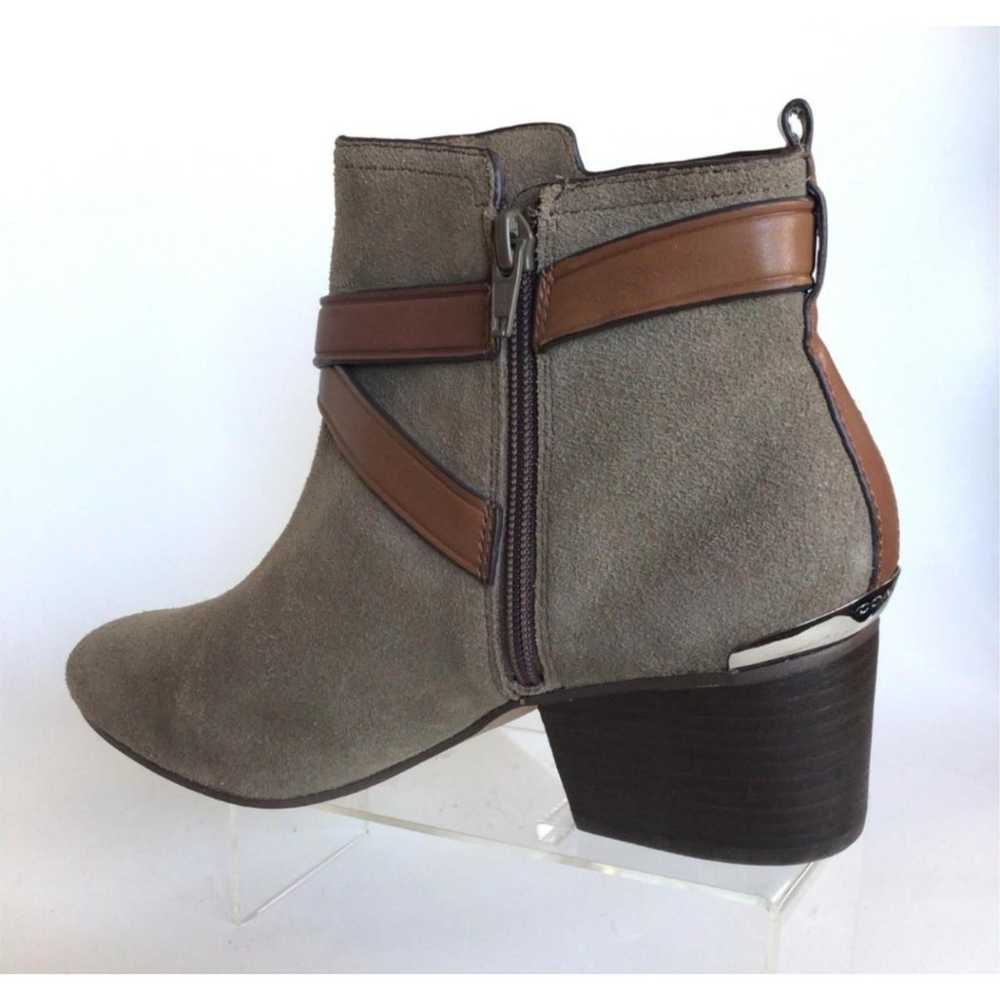 NEW COACH Pauline Slate Gray Suede Leather Bootie… - image 10