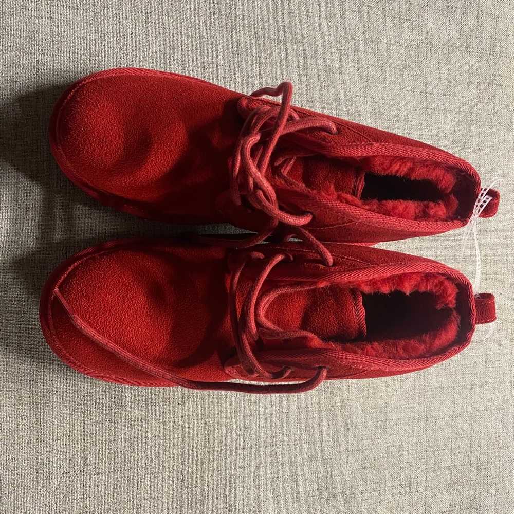 UGG Nuemel Plush Chukka Boots Uggs New Samba Red … - image 5