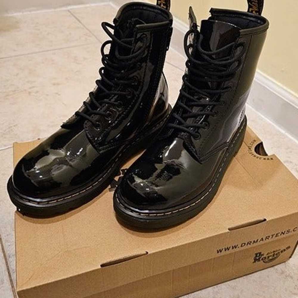 1460 PATENT LEATHER LACE UP BOOTS - image 2
