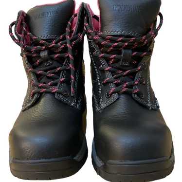 Wolverine Womens Piper Work Boots Black Size 7 M