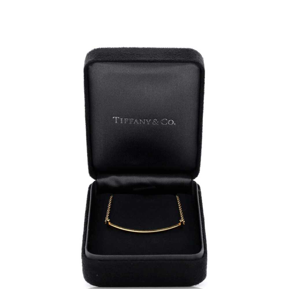 Tiffany & Co. T Smile Chain Bracelet 18K Yellow G… - image 2