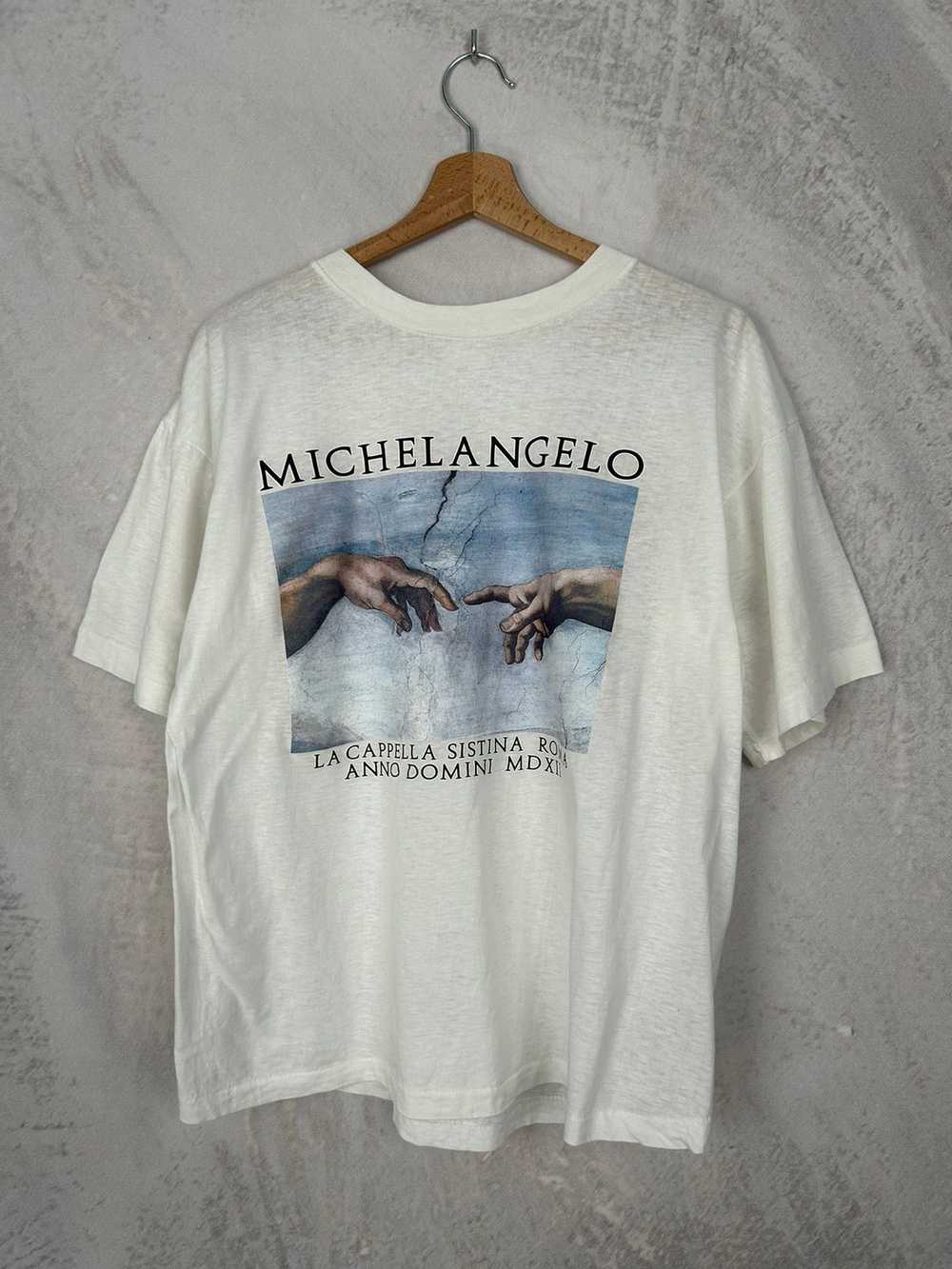 Art × Rare × Vintage Vintage 80s Michelangelo The… - image 1