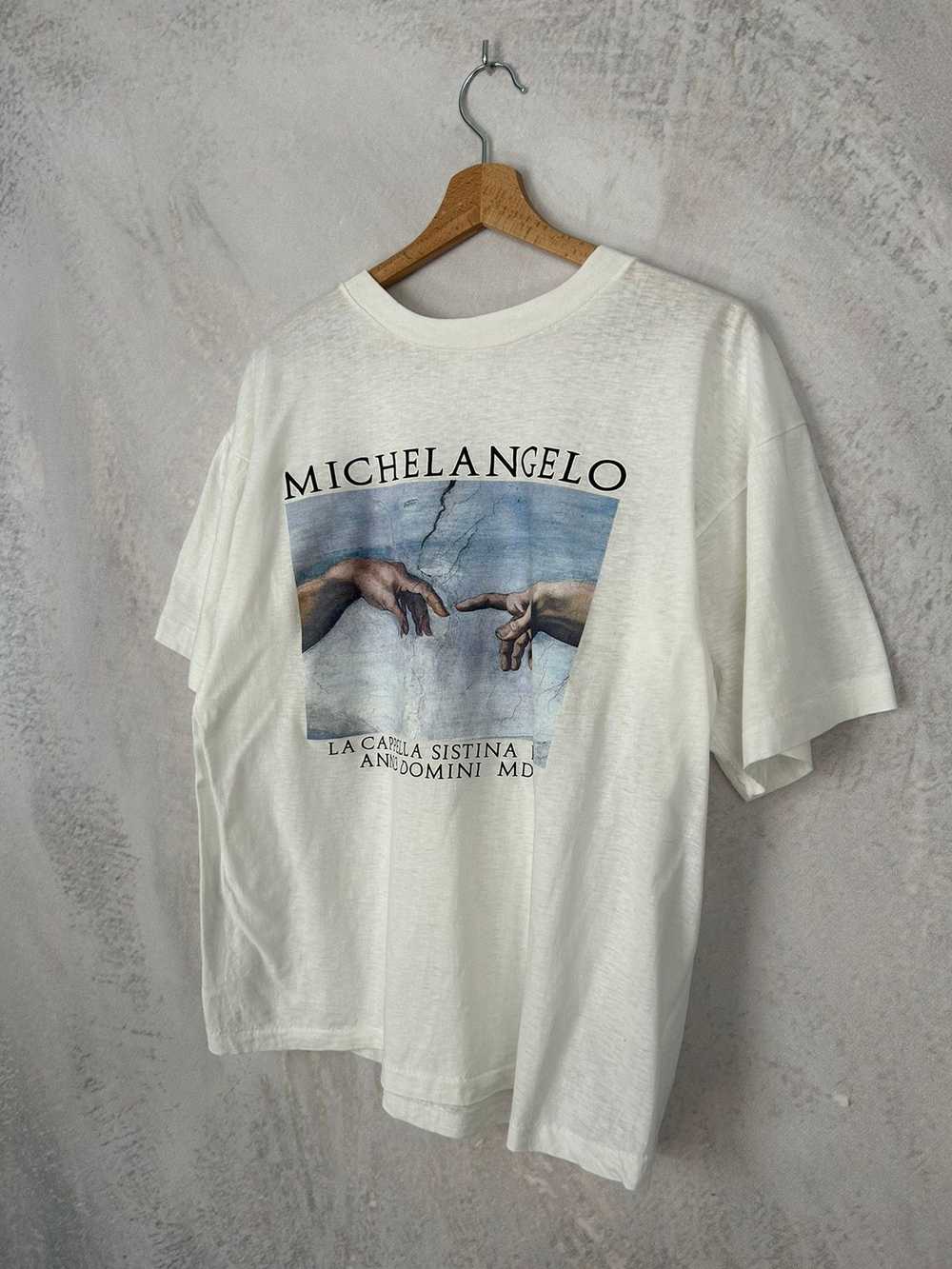 Art × Rare × Vintage Vintage 80s Michelangelo The… - image 2