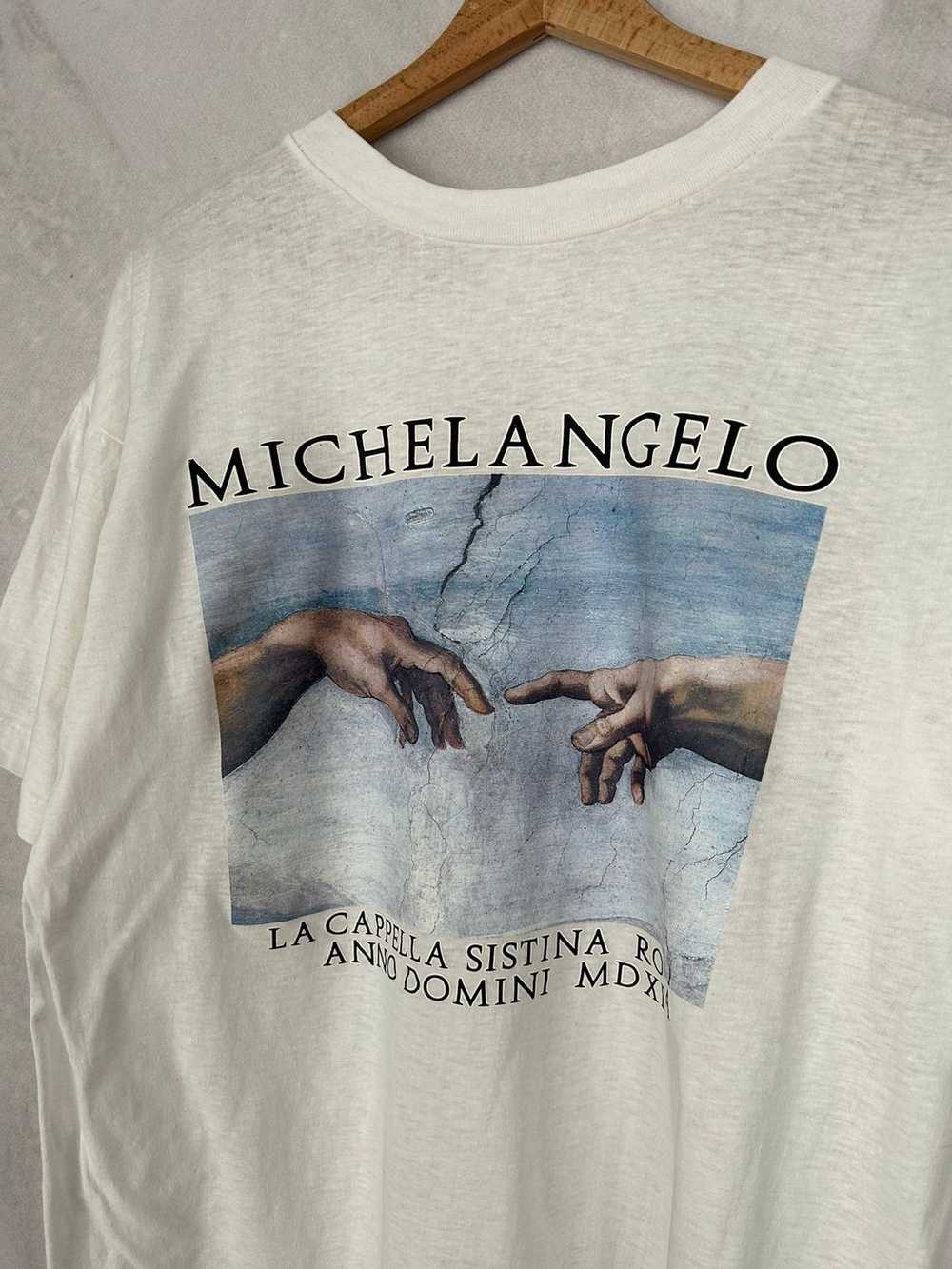 Art × Rare × Vintage Vintage 80s Michelangelo The… - image 3