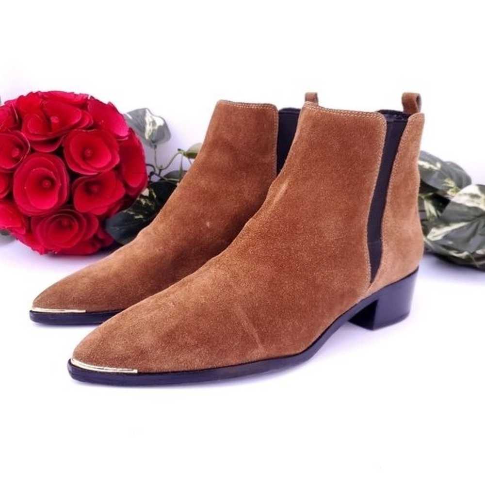 Marc Fisher Suede Leather Ankle Boot Bootie Chels… - image 2