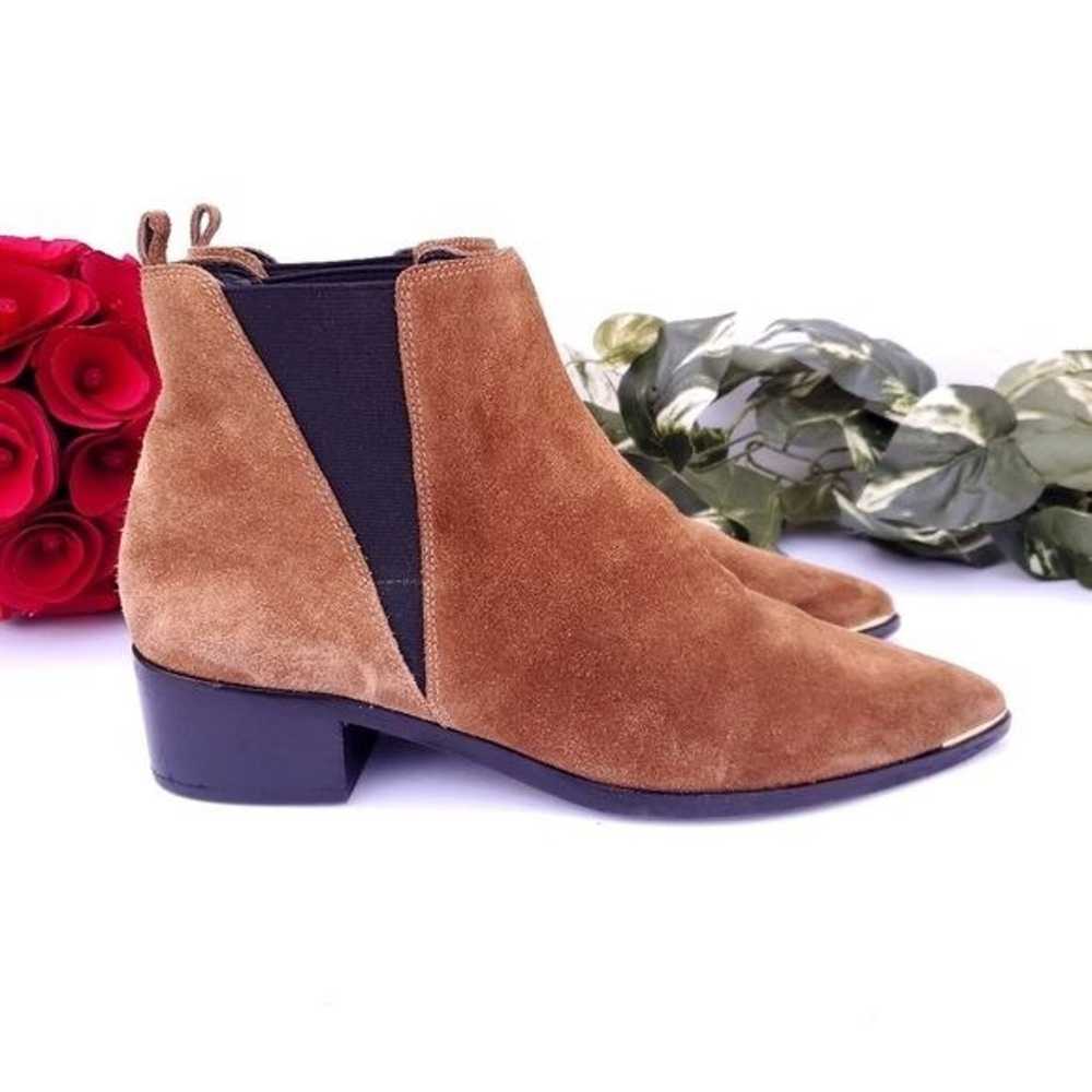 Marc Fisher Suede Leather Ankle Boot Bootie Chels… - image 4