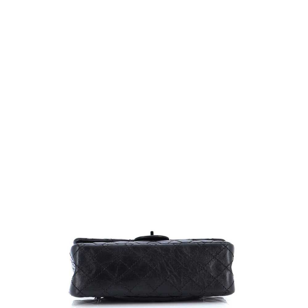 Chanel So Black Reissue 2.55 Flap Bag Quilted Age… - image 4