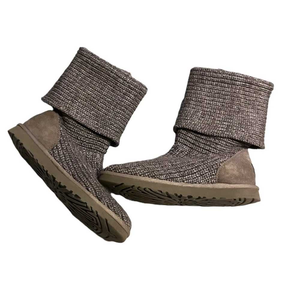 UGG Grey Classic Cardy Boot SZ 6 - image 3