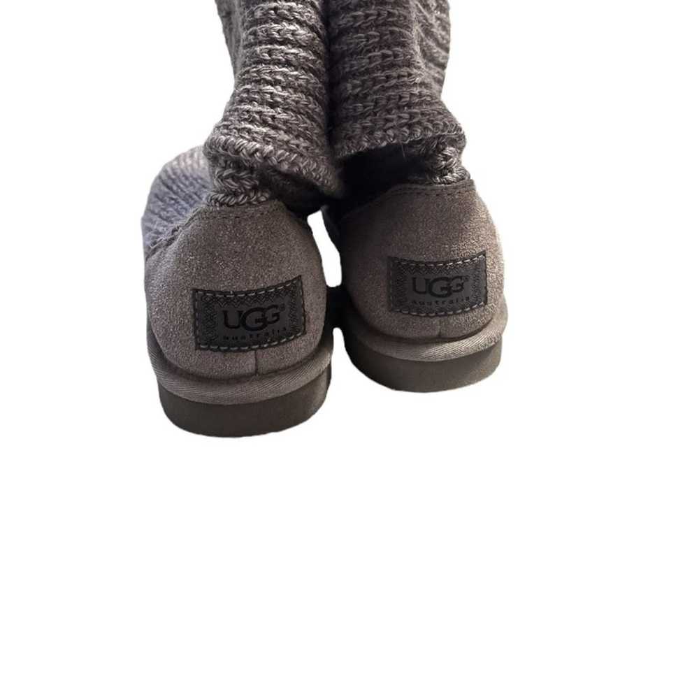 UGG Grey Classic Cardy Boot SZ 6 - image 5