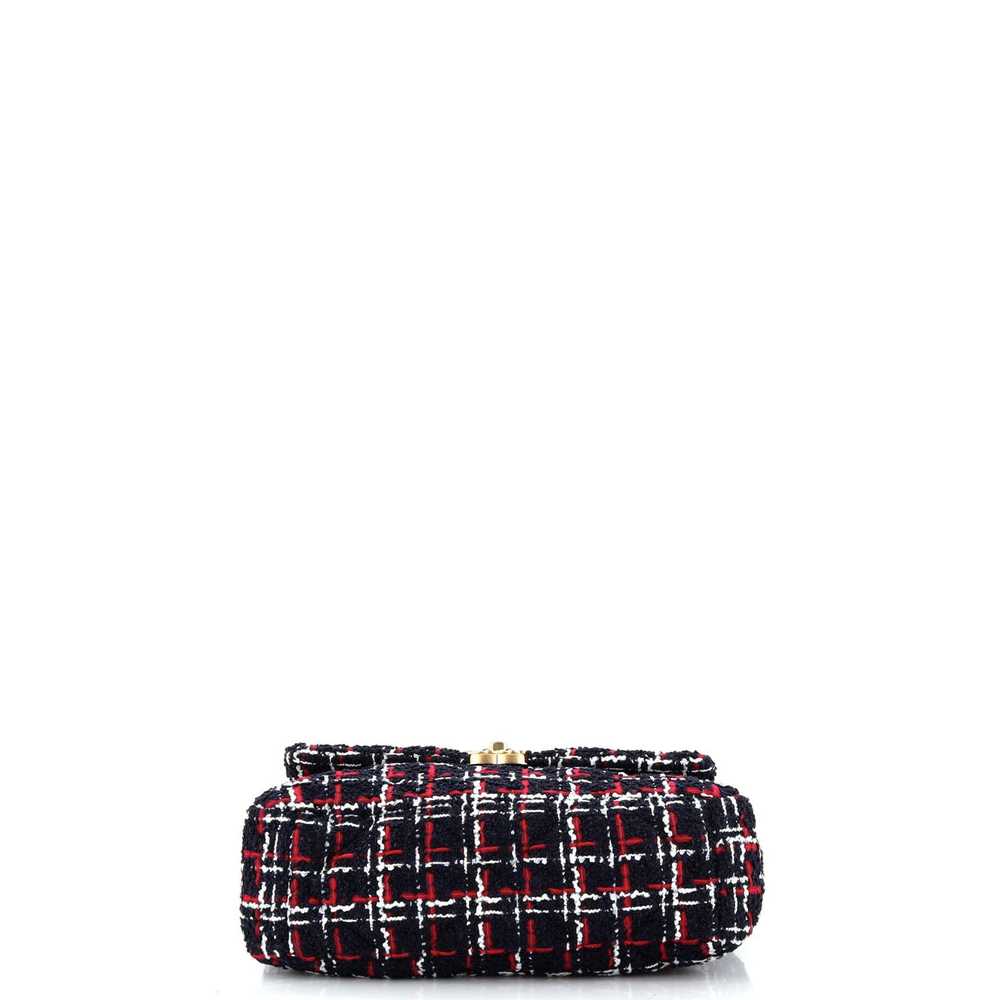 Chanel 19 Flap Bag Quilted Tweed Large - image 5