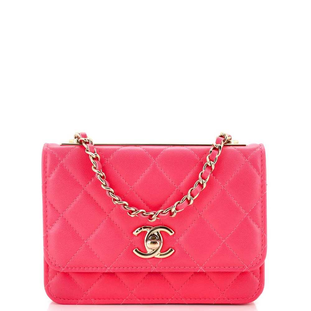 Chanel Trendy CC Wallet on Chain Quilted Lambskin… - image 1