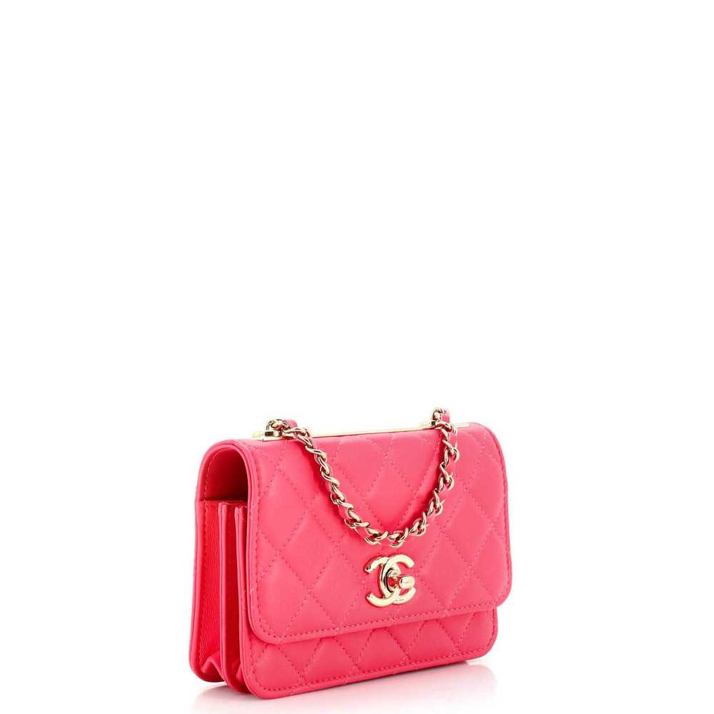 Chanel Trendy CC Wallet on Chain Quilted Lambskin… - image 3