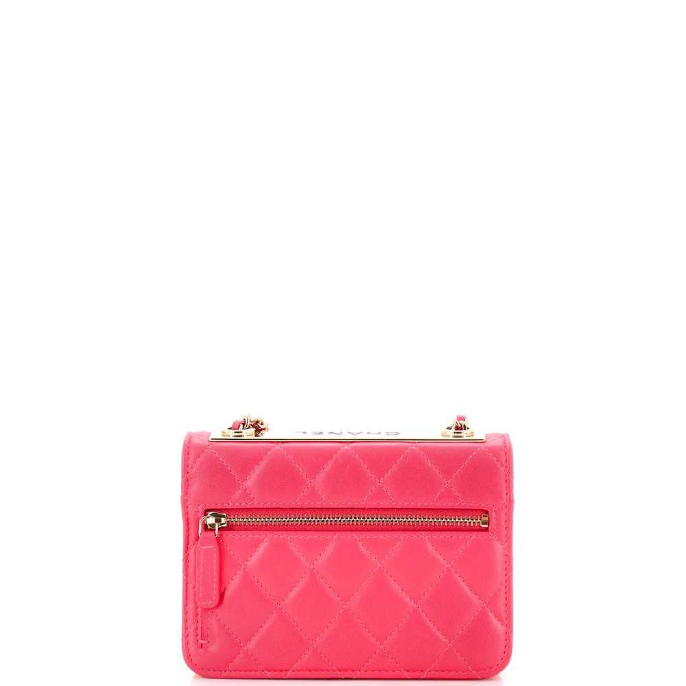Chanel Trendy CC Wallet on Chain Quilted Lambskin… - image 4