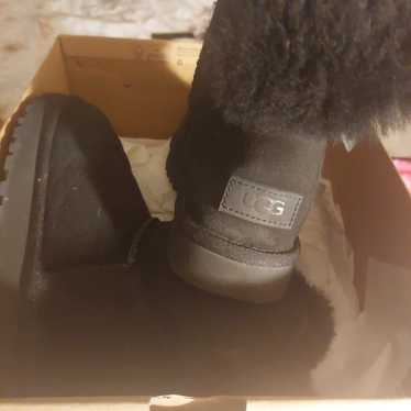 UGG Australia Black Chamois Leather Boots