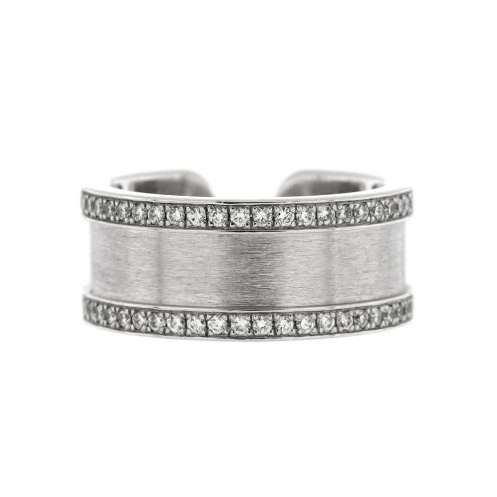 Cartier C de Cartier Ring 18K White Gold with Pav… - image 3