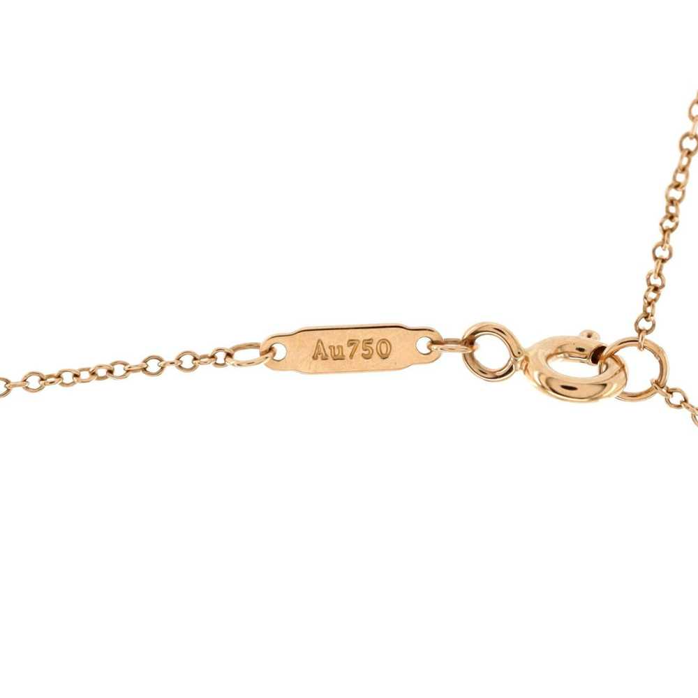 Tiffany & Co. T Smile Pendant Necklace 18K Rose G… - image 3